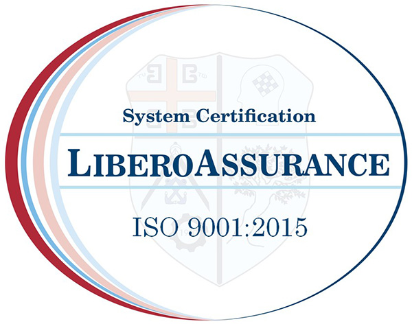 ISO 9001 2015 LIBERO ASSURANCE MARK